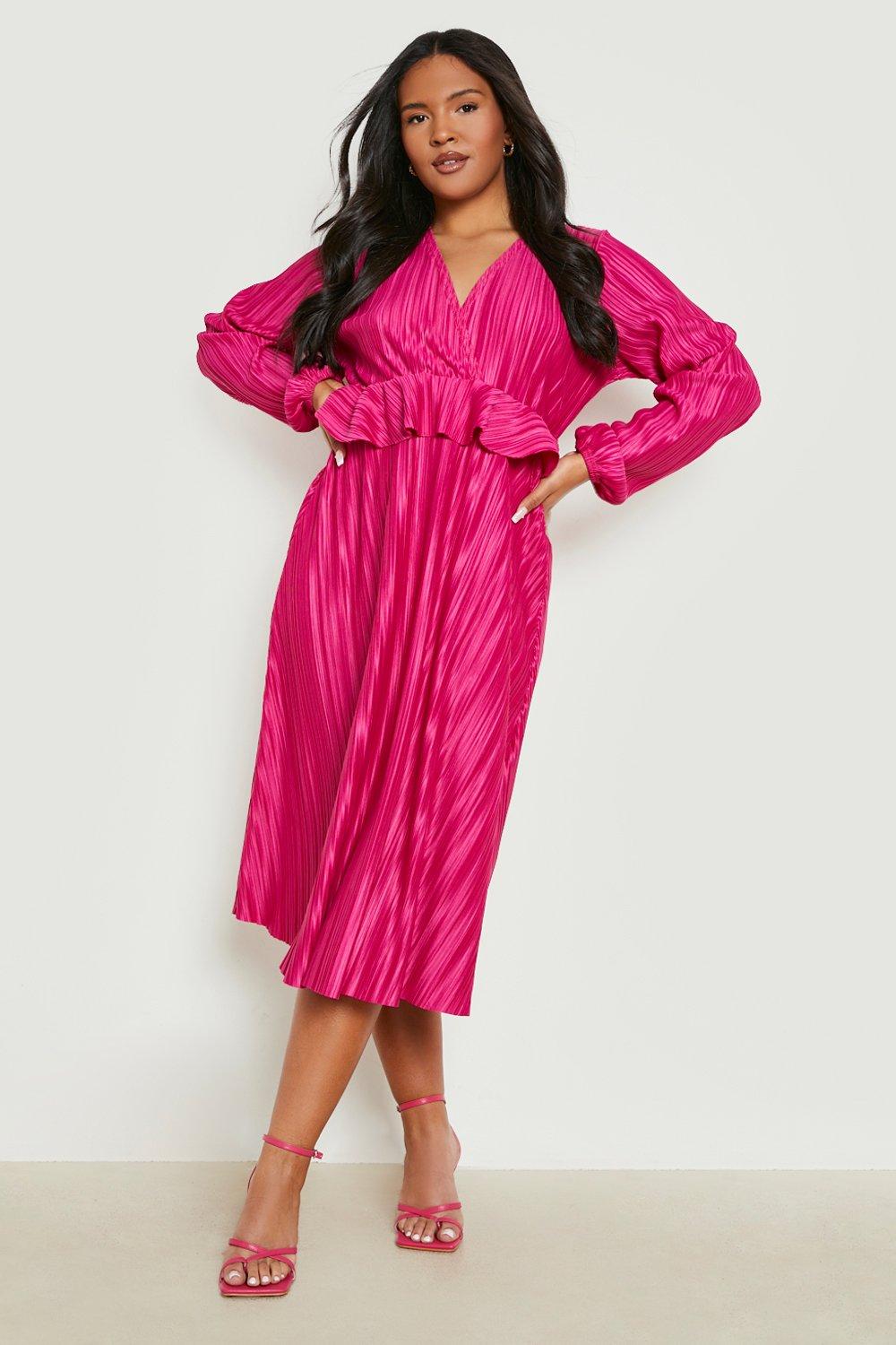 Vestito plissettato midi discount